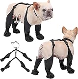 Image of Wifetree Suspender Boots for Dogs pair of dog boots