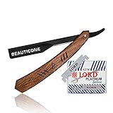 Image of Beauticone Rose-Wooden-Slide-Out straight razor