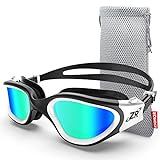 Image of ZIONOR YA-EU-P-G1-White-Gold swimming goggles