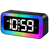 Image de MOSUO MOS-RGB-LEDCLOCK-O8 réveil