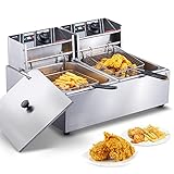 immagine di VEVOR VEVOR 24L Commercial Electric Deep Fryer friggitrice