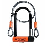 immagine di KRYPTONITE 002079 Evolution Mini-7 & KryptoFlex 410 lucchetto a U per bici