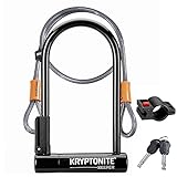 immagine di KRYPTONITE 004370 Keeper 12 STD & KryptoFlex 410 lucchetto a U per bici