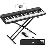 Image of MUSTAR 88 Key Piano Keyboard Weighted digital piano