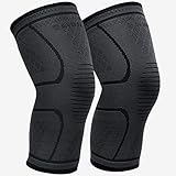 Image of AVIDDA K104 Grey & Blk knee Brace Size-M -FBA knee sleeves