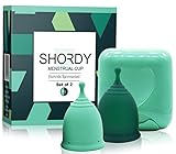 Image of SHORDY SH-MC-SMALL&LARGE-stickerless menstrual cup