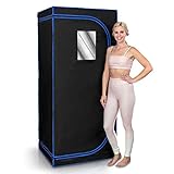 Image of SereneLife SLISAU30BK sauna