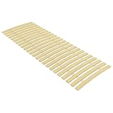 Image of vidaXL 340075 slatted bed base