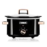 Image of Tower T16018RG stainless steel slow cooker